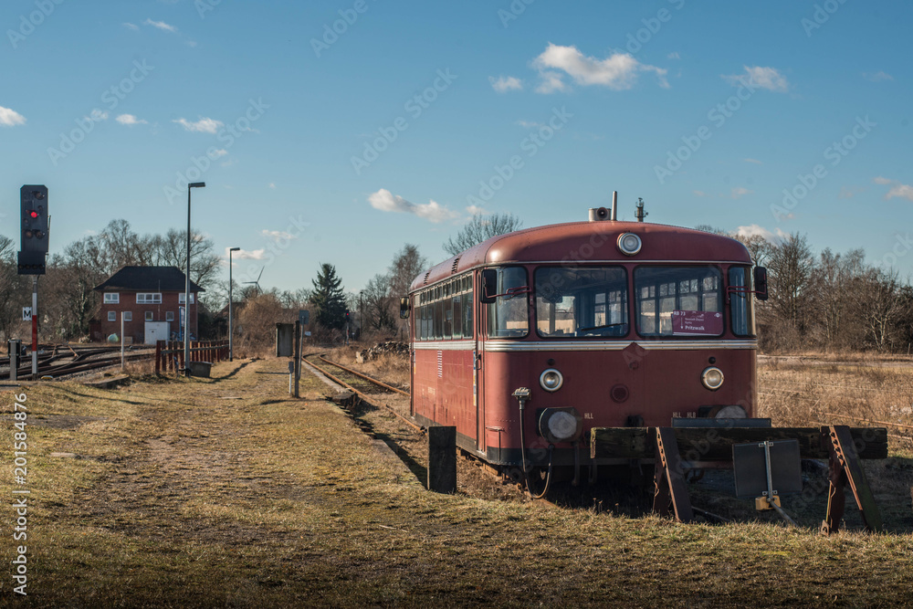 Naklejka premium Schienenbus