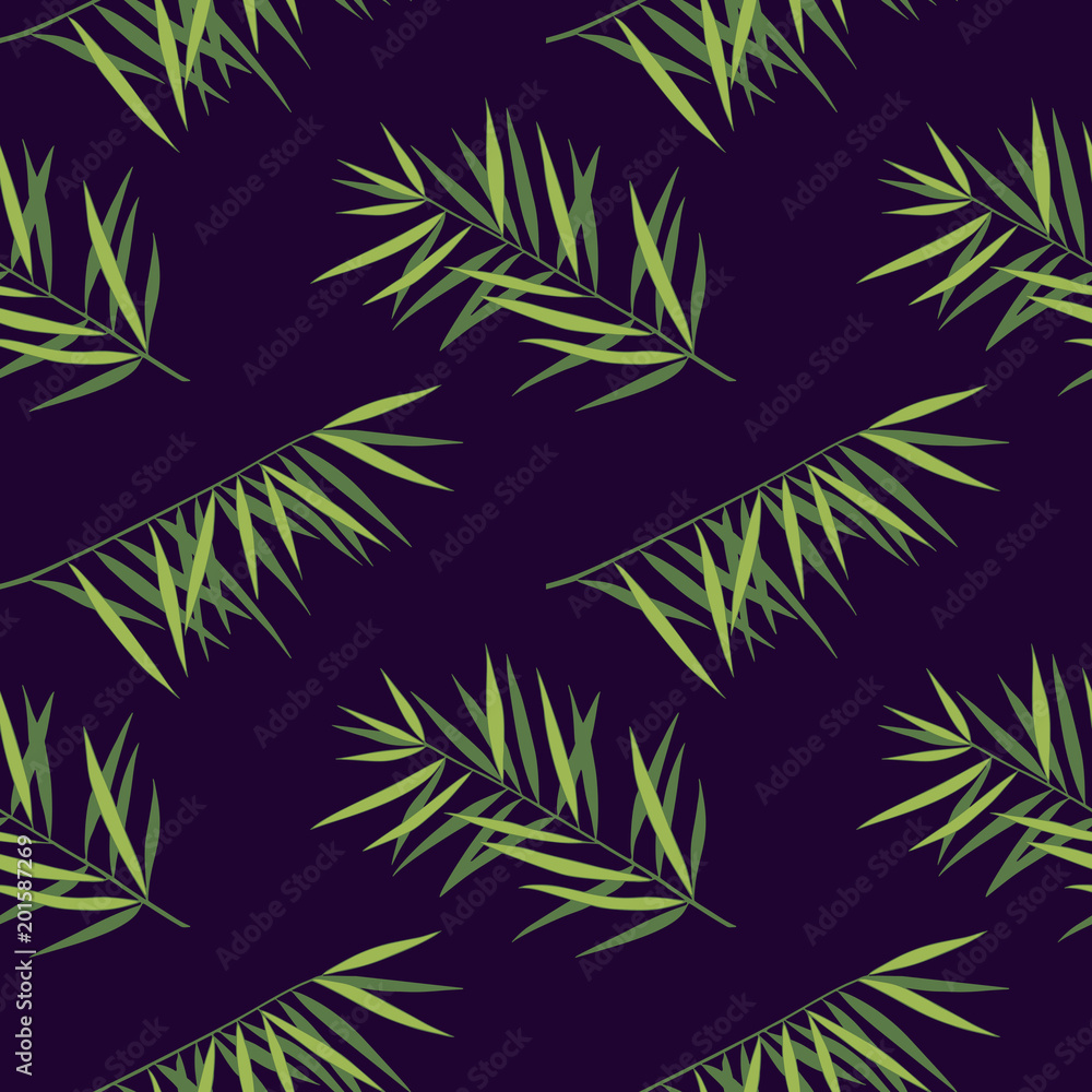 seamless pattern with palm leaves seamless pattern with palm leaves