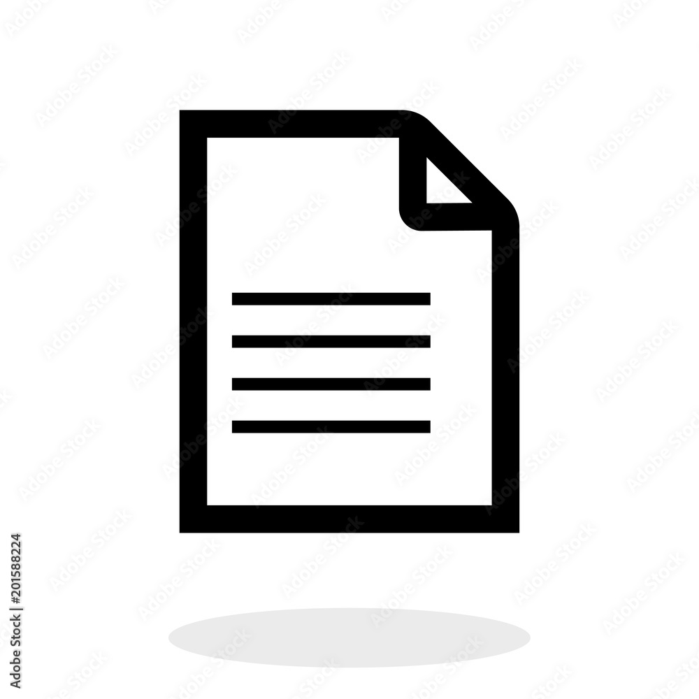 File vector icon, legal document symbol File vector icon, legal document symbol