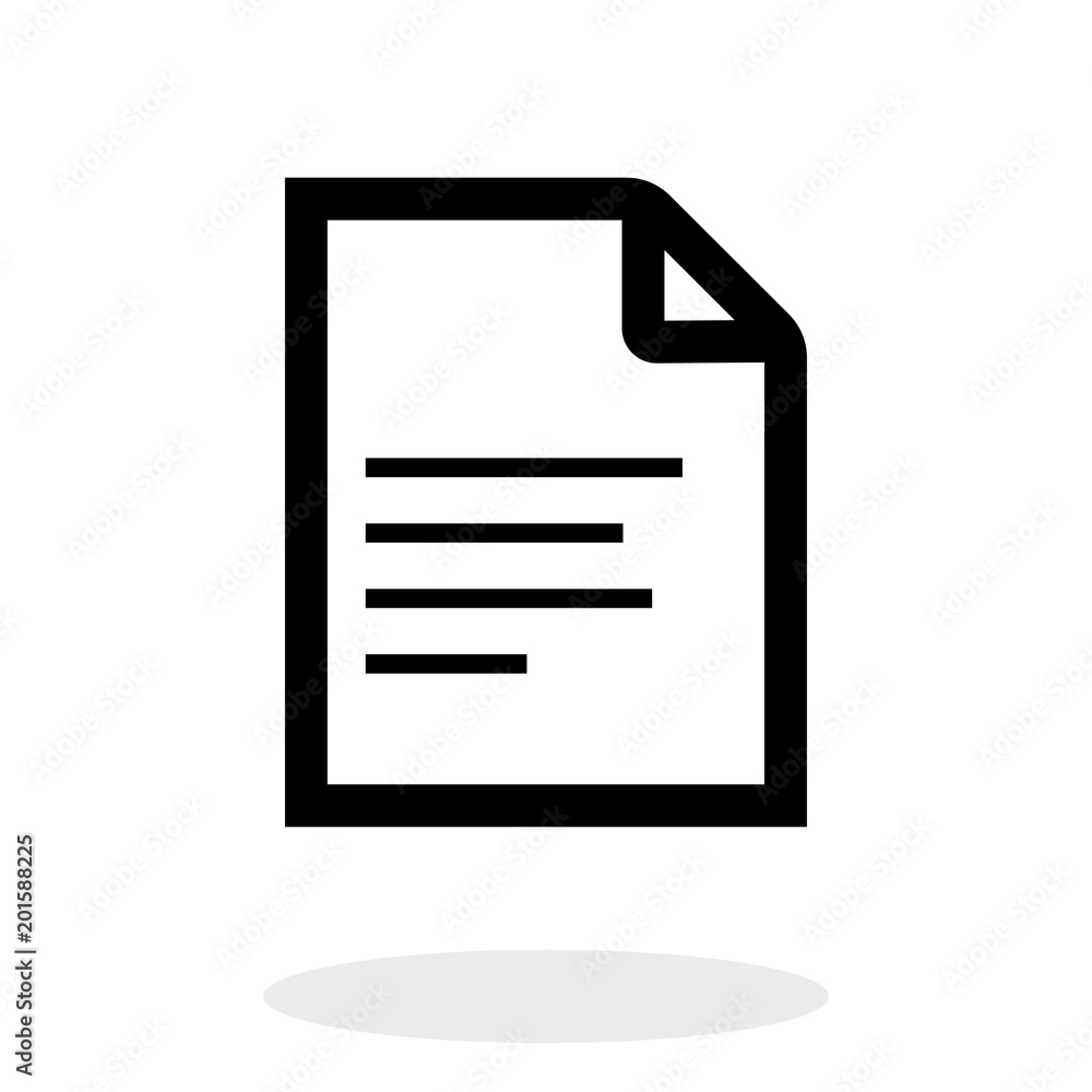 File vector icon, legal document symbol File vector icon, legal document symbol