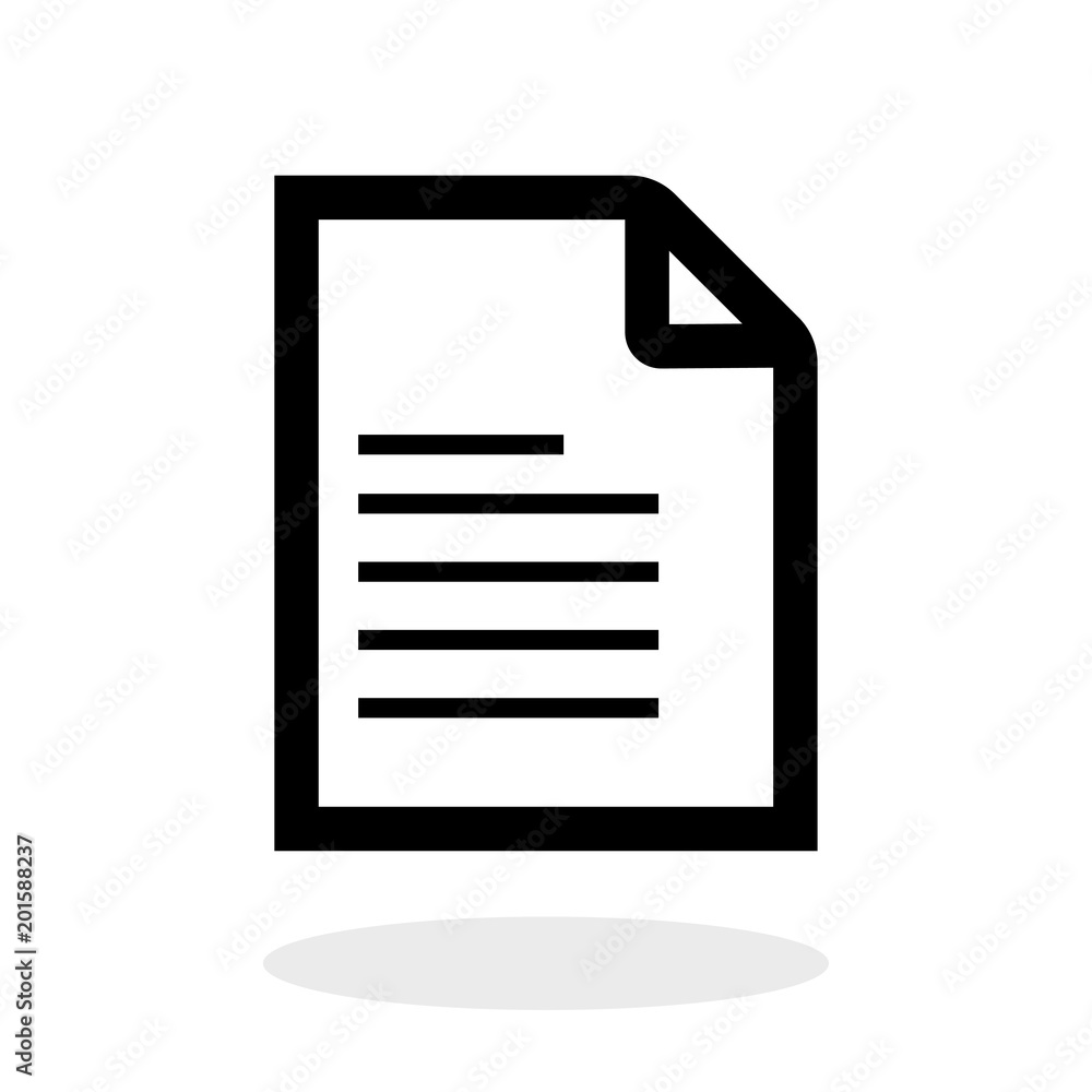 File vector icon, legal document symbol File vector icon, legal document symbol