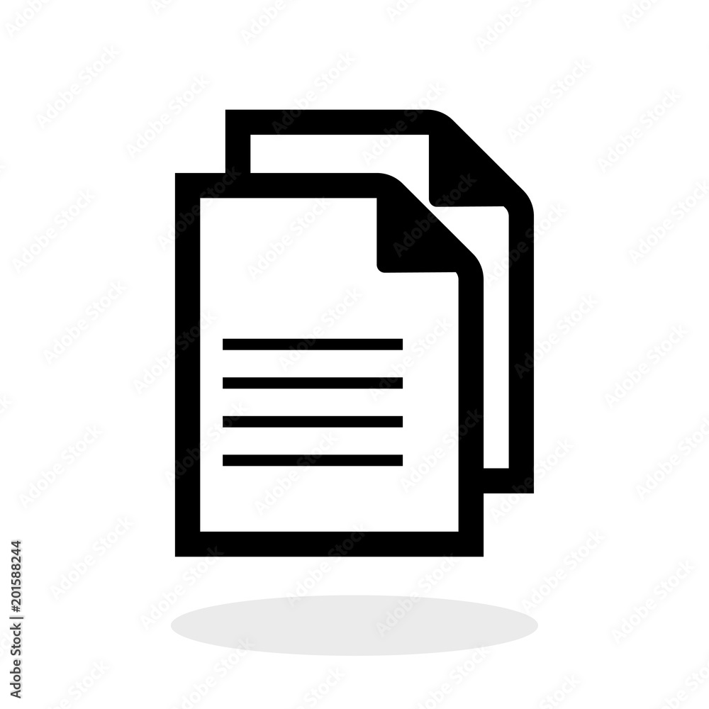 File vector icon, legal document symbol File vector icon, legal document symbol