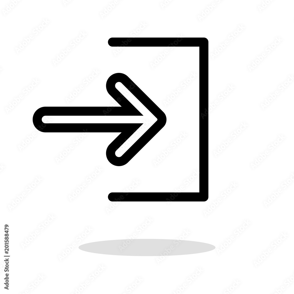 Login vector icon Login vector icon