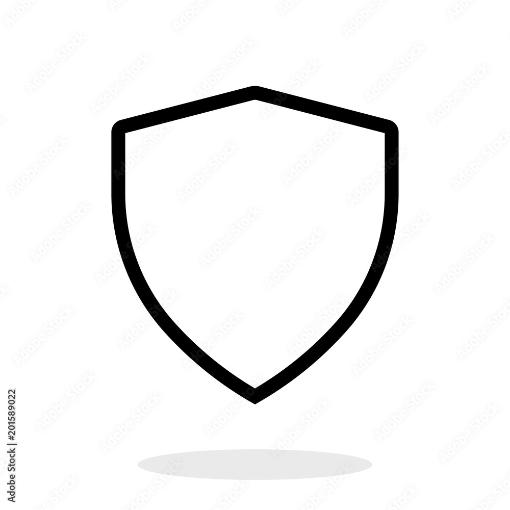 Security vector icon, shield symbol. Safety sign Security vector icon, shield symbol. Safety sign