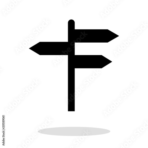 Wallpaper Mural Signpost vector icon Torontodigital.ca
