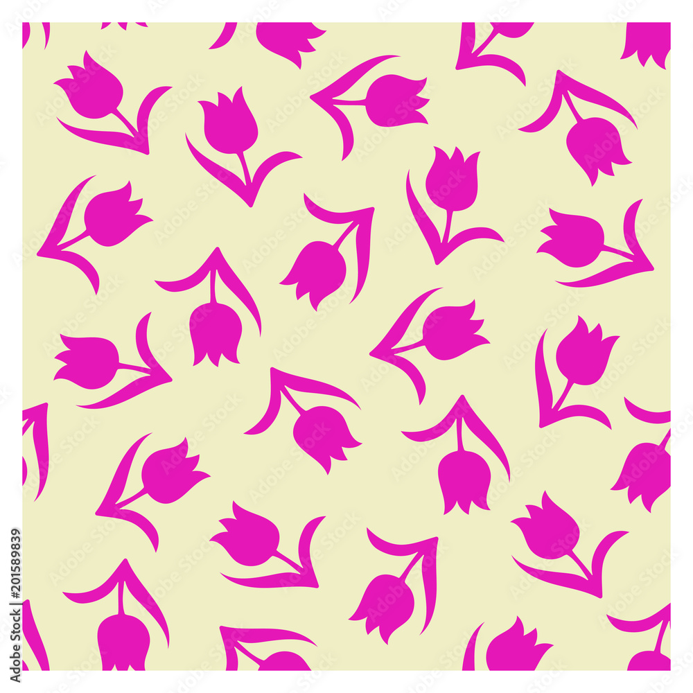 Seamless floral pattern in vector Seamless floral pattern in vector