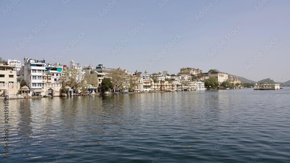 Stadtpanorama von Udaipur in Rajasthan, Indien Stadtpanorama von Udaipur in Rajasthan, Indien