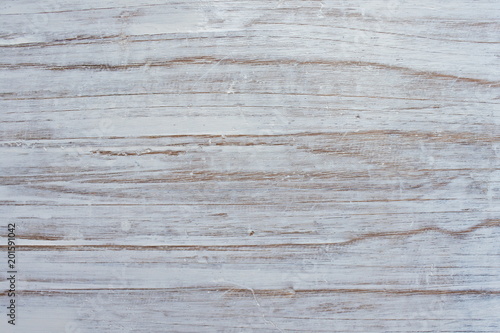 White painted wood board background 