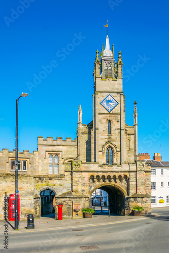 View of the eastgate in Warwick, England photo