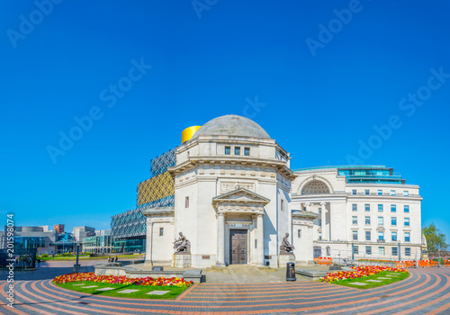 Hall of Memory, Library of Birmingham and Baskerville house, England photo