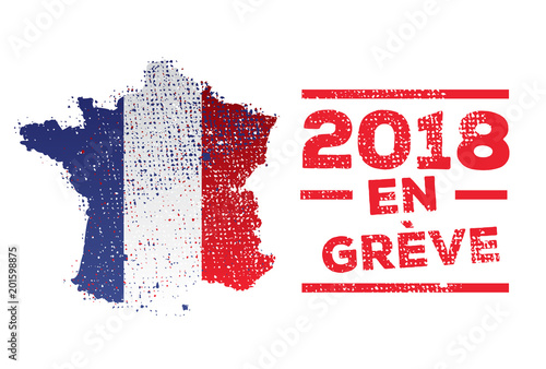en grève - france
