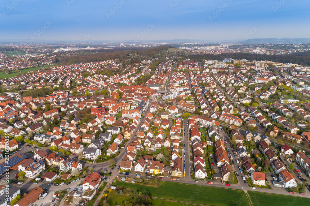 Luftbild des Stuttgarter Stadtteils Weilimdorf