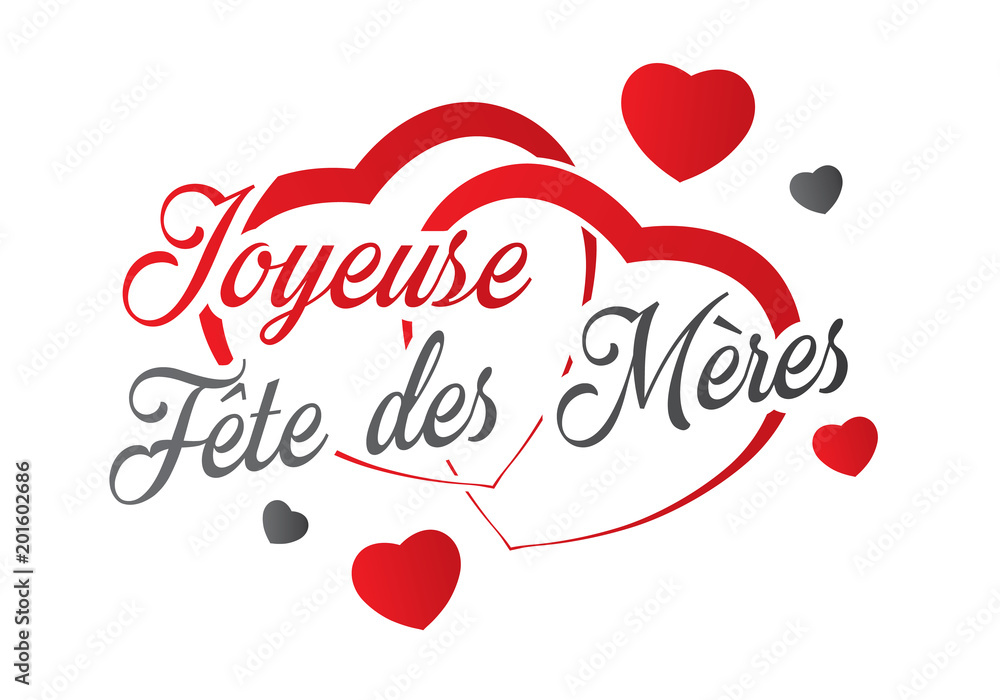 Joyeuse fête des mères Stock Vector | Adobe Stock