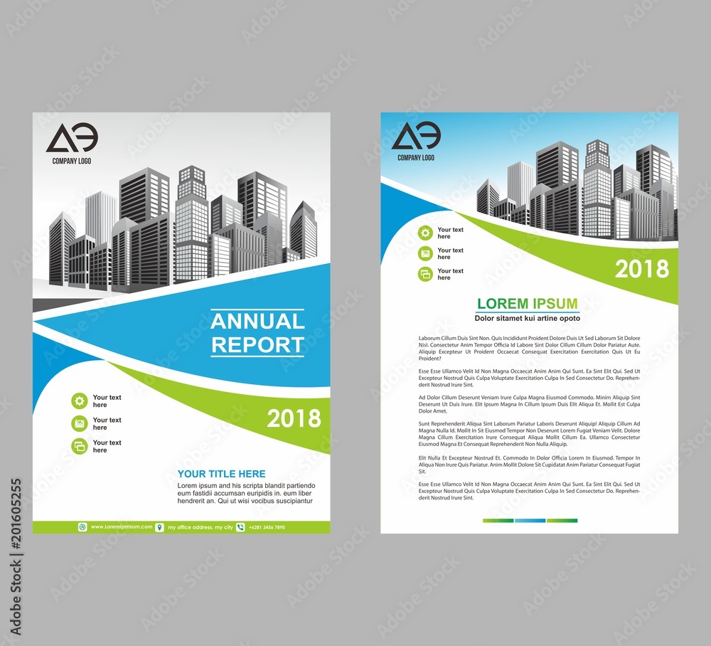 abstract cover and layout for presentation and marketing
