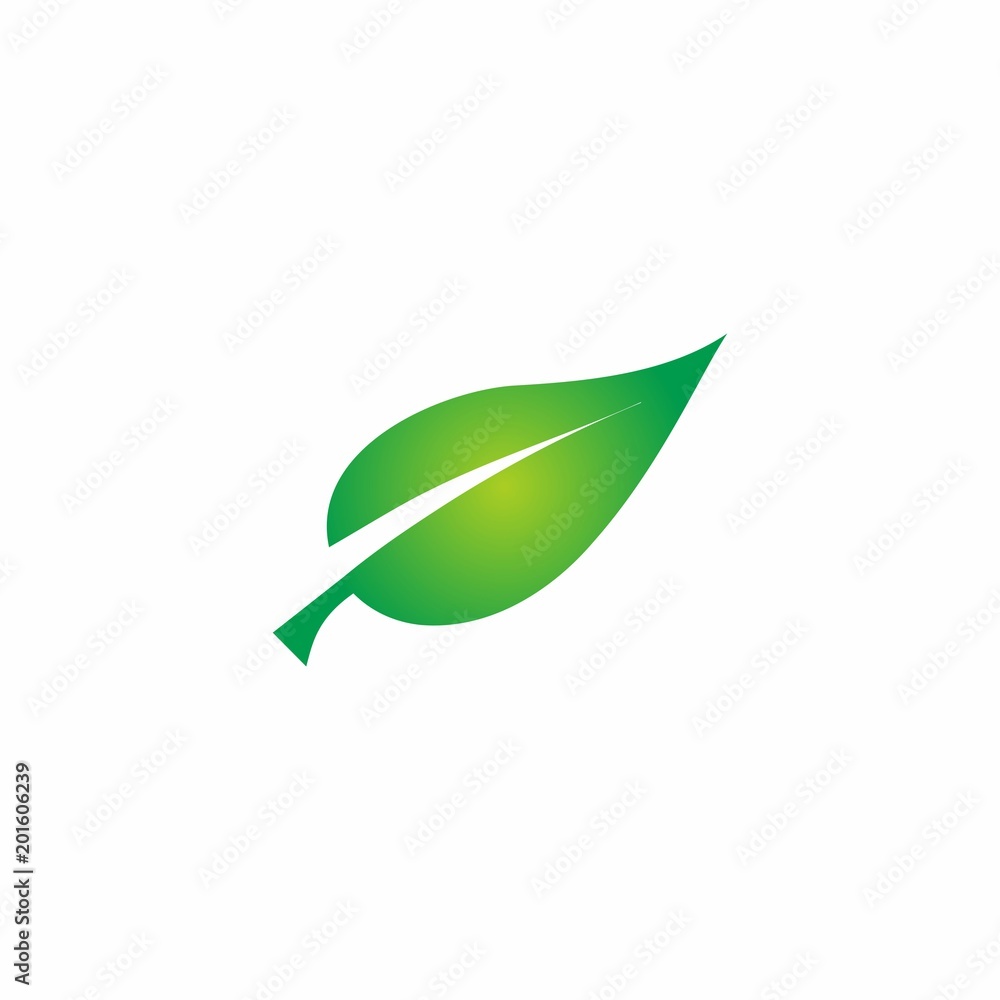 simple leaf icon, logo for ecology simple leaf icon, logo for ecology