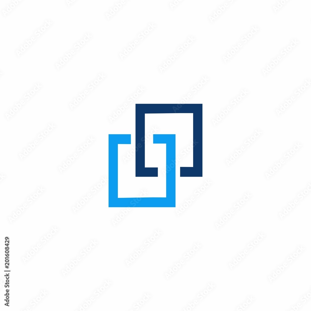 square logo design for company square logo design for company