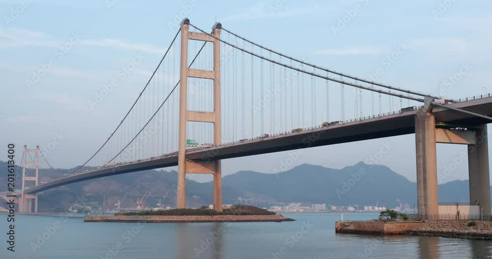 Tsing Ma bridge in Hong Kong Tsing Ma bridge in Hong Kong
