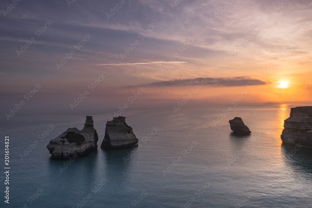 Fototapeta premium Torre dell'orso sunrise landscape