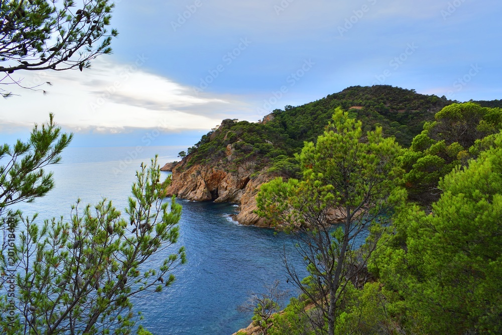paesaggio marino della Costa Brava in Catalogna, Spagna