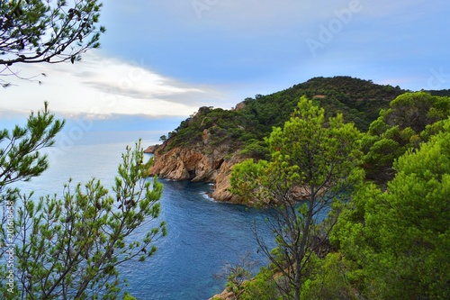 paesaggio marino della Costa Brava in Catalogna  Spagna