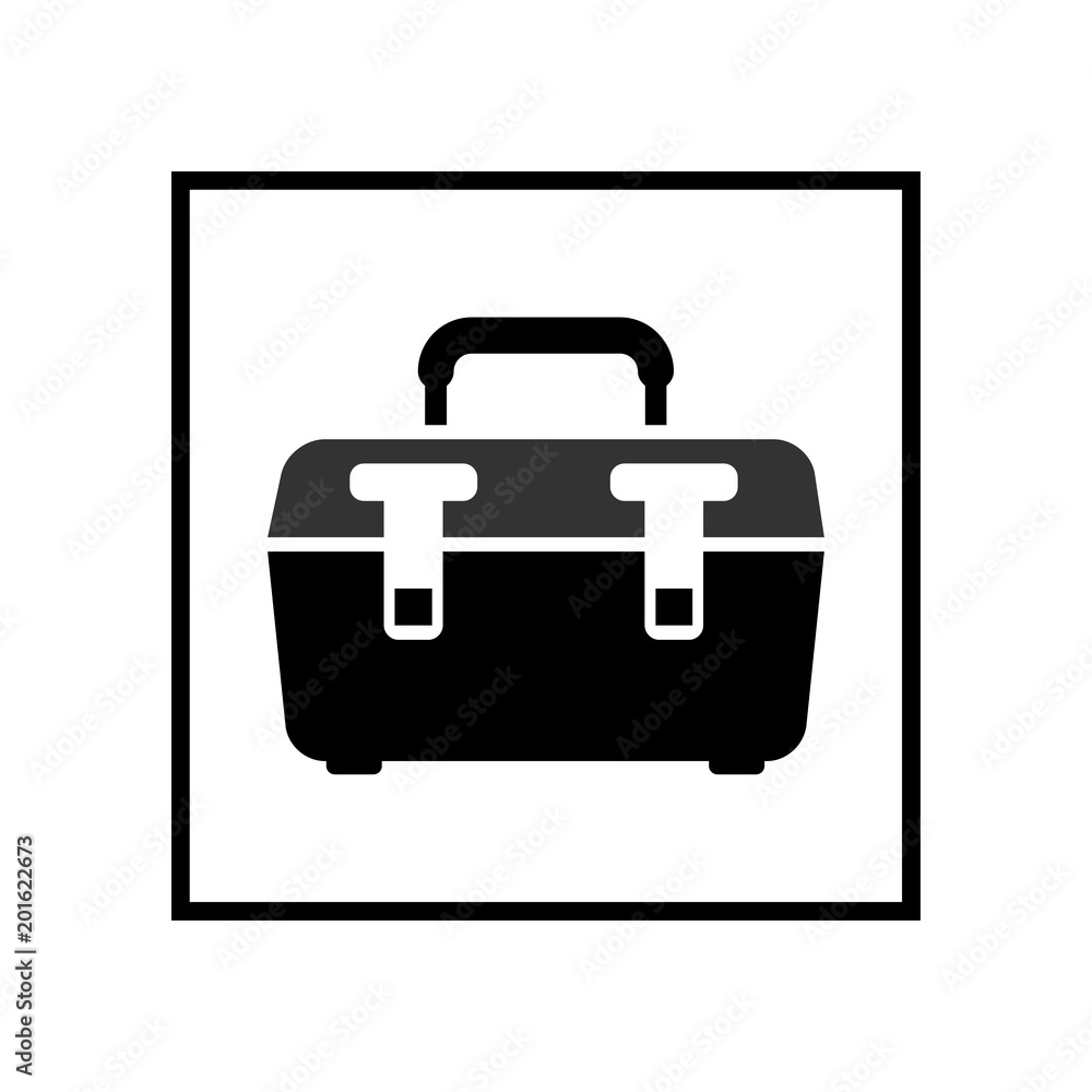 Tool box icon. Vector Illustration Tool box icon. Vector Illustration