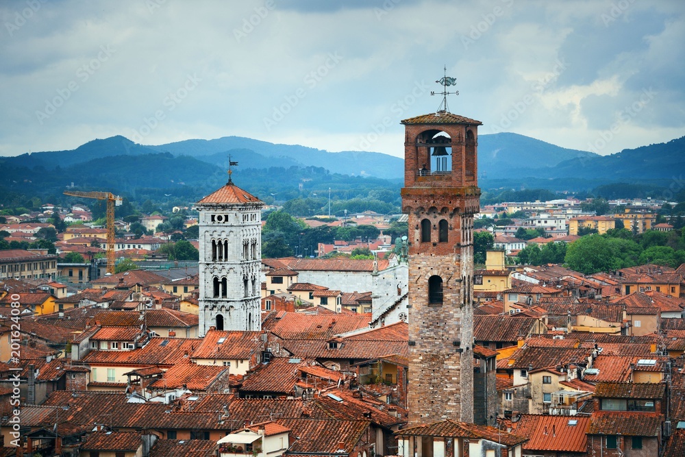 Lucca skyline tower