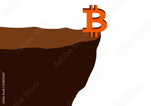 The Bitcoin Is On The Edge Of A Cliff