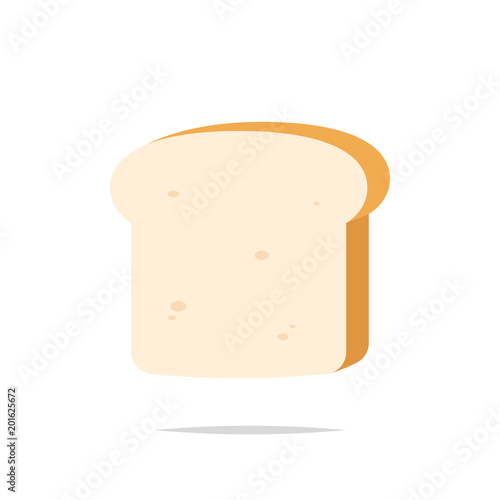 Slice of bread vector