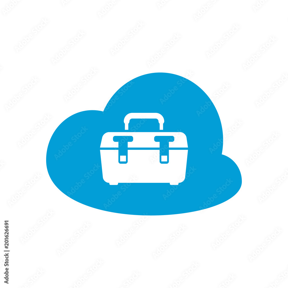 Tool box icon. Vector Illustration Tool box icon. Vector Illustration