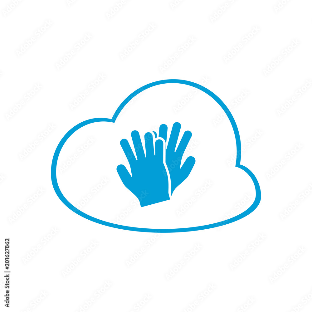 Gloves icon. Vector Illustration Gloves icon. Vector Illustration