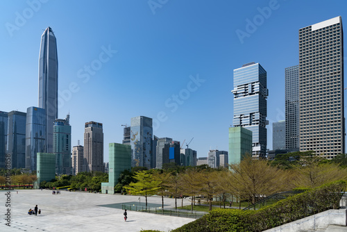  In Shenzhen, China's town square photo