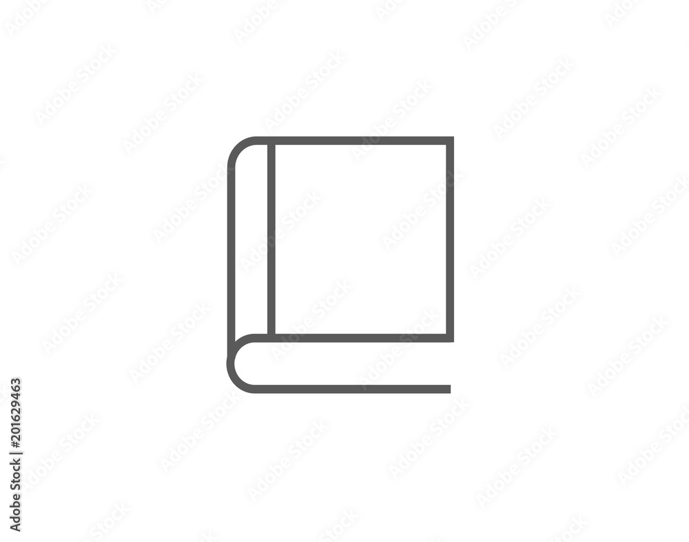 Modern education school book icon Modern education school book icon