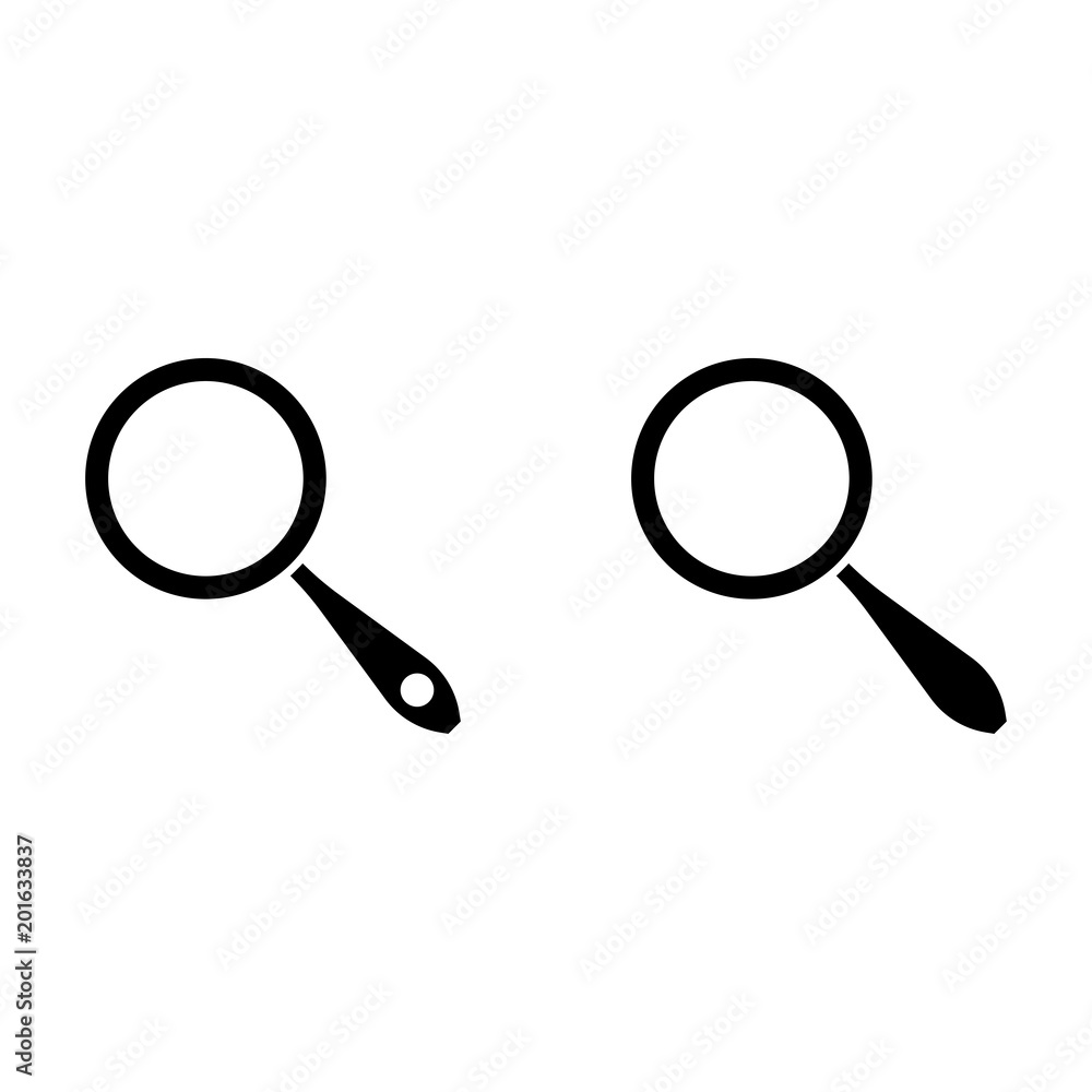 Magnifying glass icon Magnifying glass icon