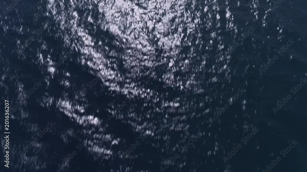 Aerial drone view flying over the sea Aerial drone view flying over the sea