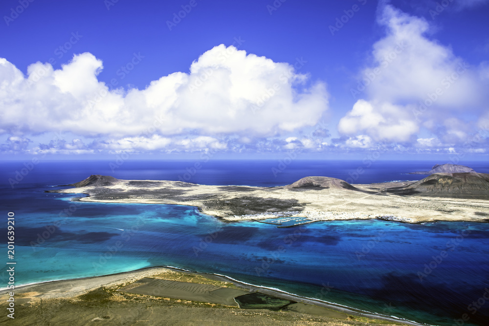 Volcanic Island La Graciosa - Lanzarote, Canary Islands, Spain Volcanic Island La Graciosa - Lanzarote, Canary Islands, Spain