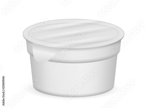 Plastic pack yogurt