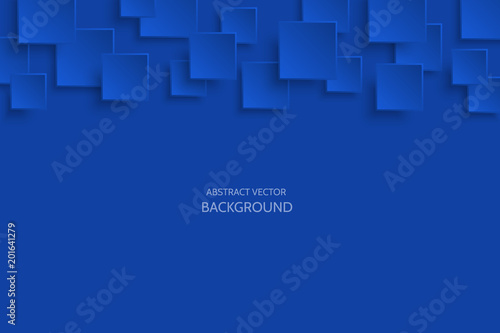 Vector dark blue modern abstract background © kvector