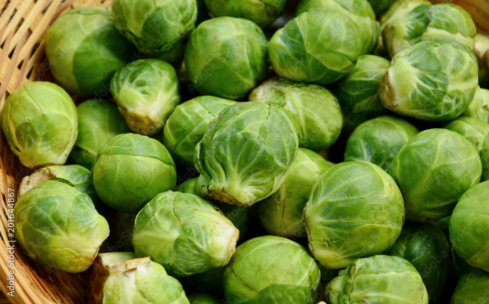 Many Brussels Sprouts in basket with full frame.
Benefit of Brussels Sprouts Many Brussels Sprouts in basket with full frame.
Benefit of Brussels Sprouts