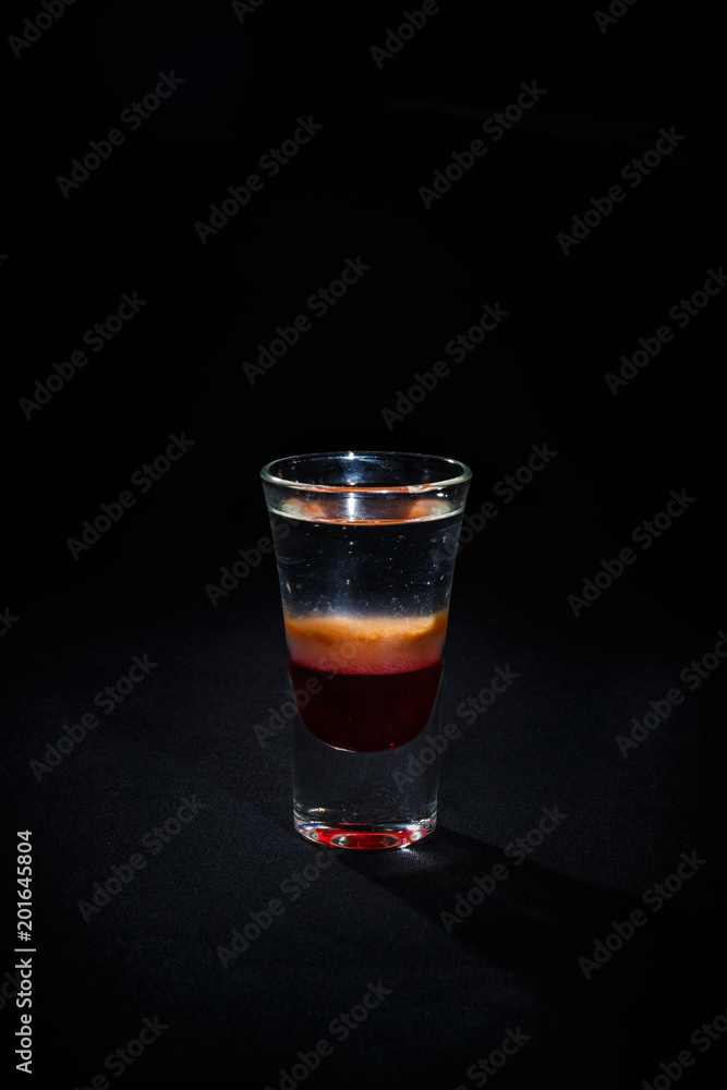 cocktail on a black background cocktail on a black background