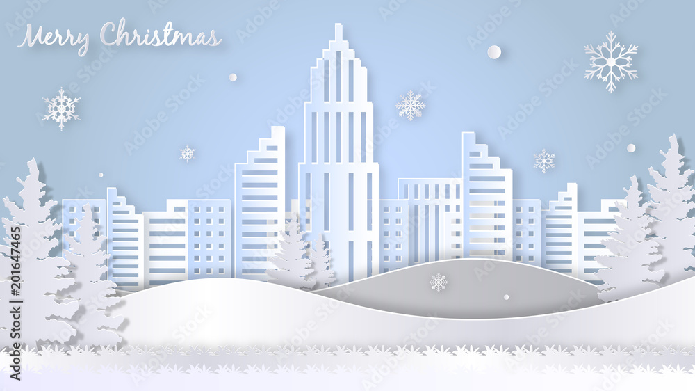 Fototapeta premium Christmas Background, Christmas Illustration