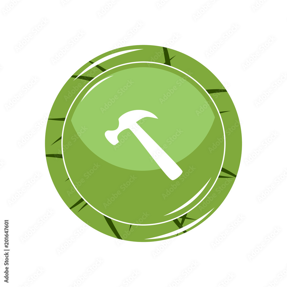 Hammer icon. Vector Illustration Hammer icon. Vector Illustration