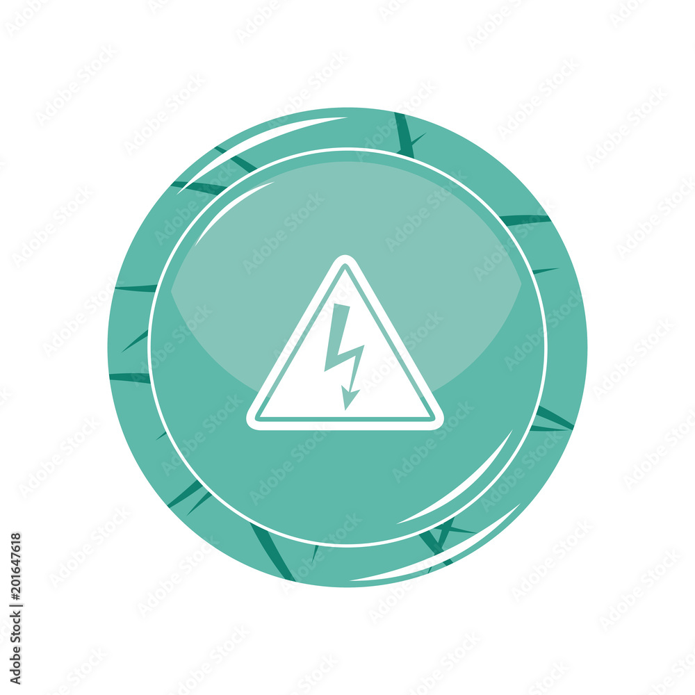 Electricity danger icon Electricity danger icon