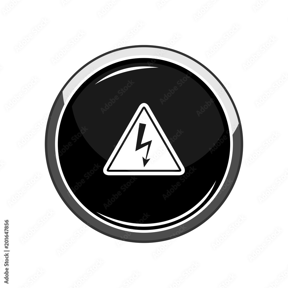 Electricity danger icon Electricity danger icon
