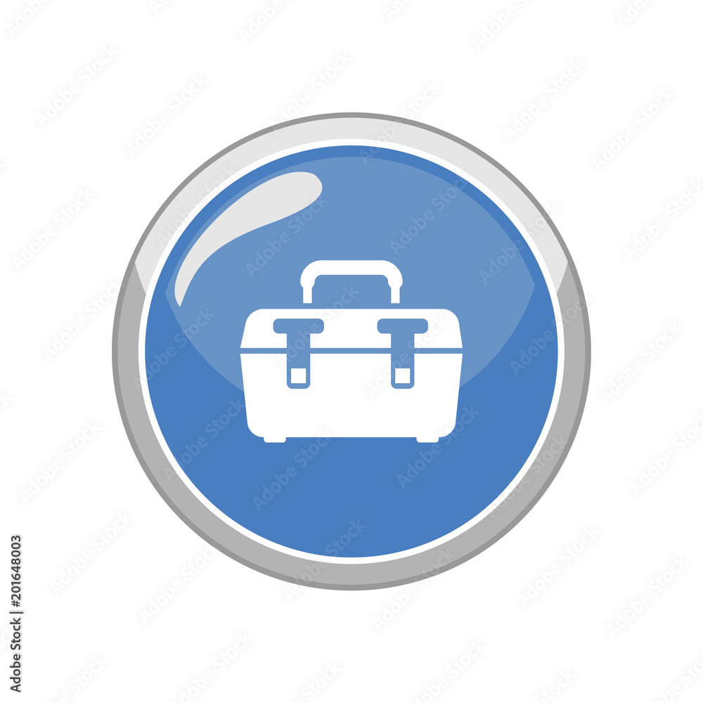Tool box icon. Vector Illustration Tool box icon. Vector Illustration