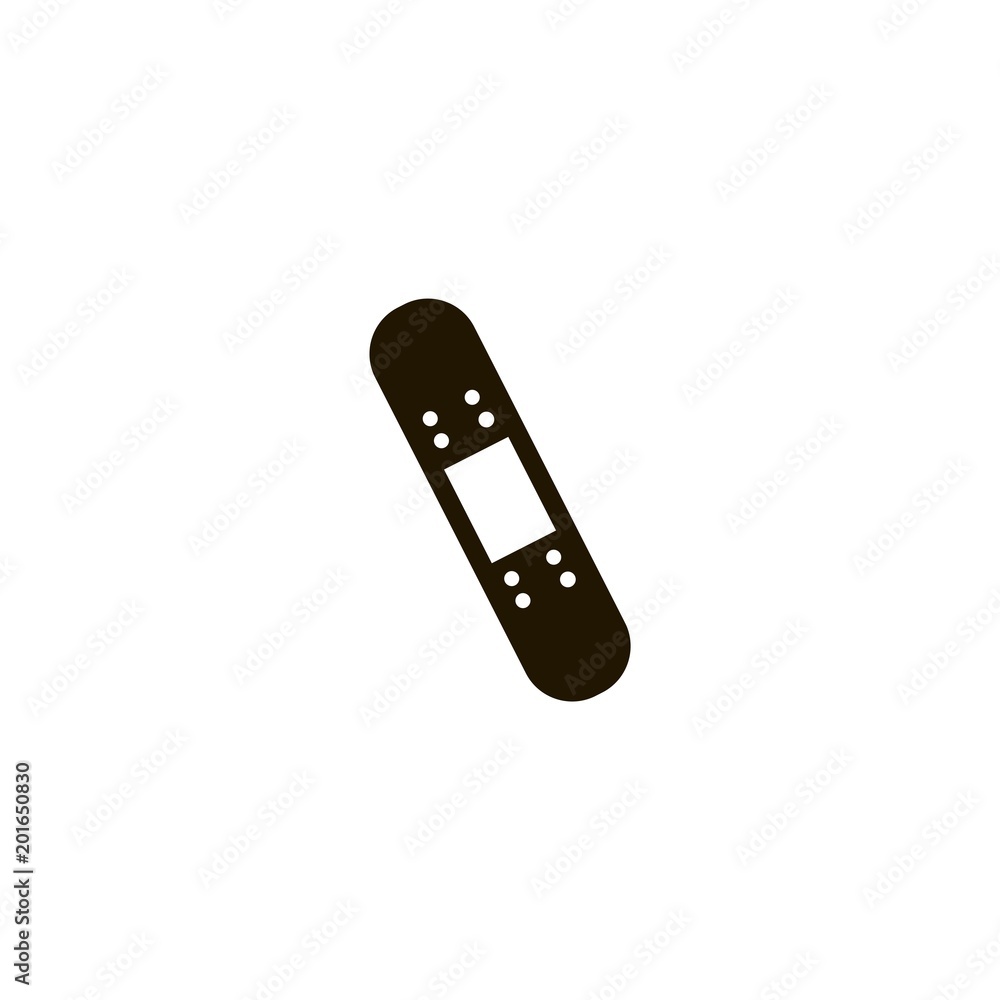 patch medicine icon. flat design patch medicine icon. flat design