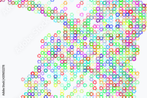 Shape of star, abstract background pattern. Concept, messy, creative & geometric.