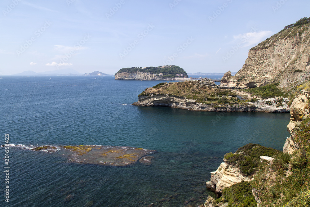 Napoli - Trentaremi bay and Nisida island in Posillipo