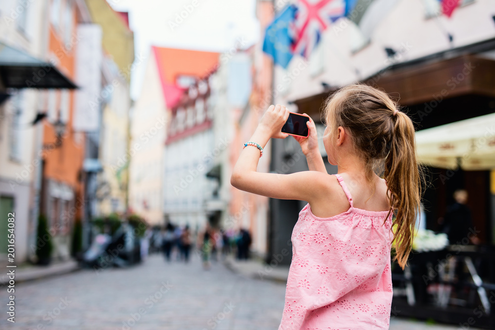 Little girl outdoors