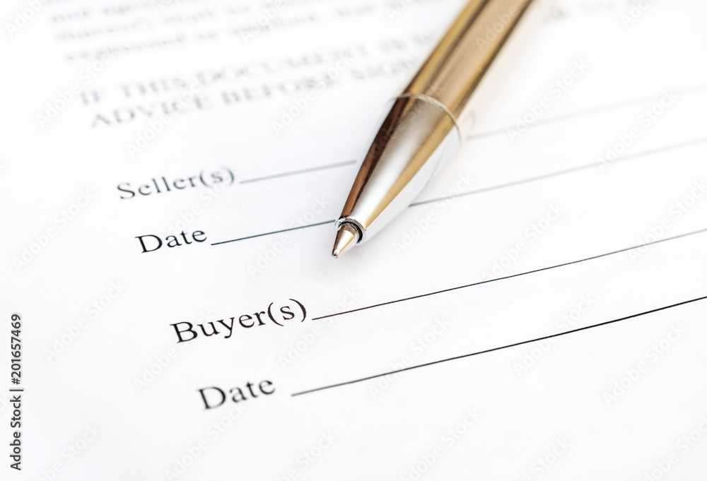 Pen on the contract. Close up. Ready for signature. Pen on the contract. Close up. Ready for signature.