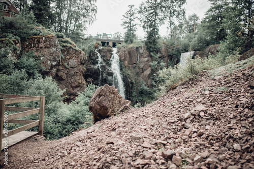waterfall in forest